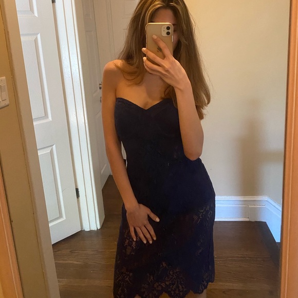 For Love & Lemons Bustier Lace Dress - Picture 2 of 4